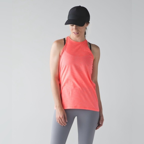 Lululemon | Trapeze Twist Tank | Heathered Grapefruit - Picture 2 of 7
